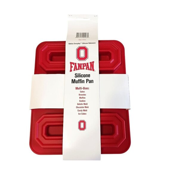 NEW Ohio State Fanpan Collegiate Silicone Muffin Pan - Picture 5 of 8